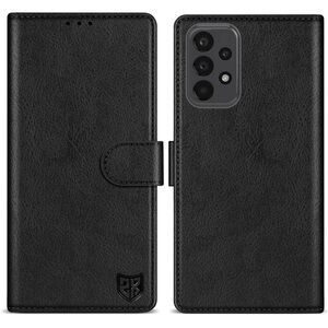 ZZXX FOR SAMSUNG GALAXY LEATHER CASE WALLET A23 5G /4G SIZE 6.6 NEW BLACK